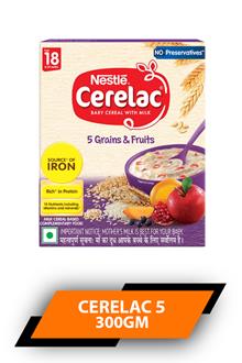 Cerelac 5 Grains & Fruit 300gm